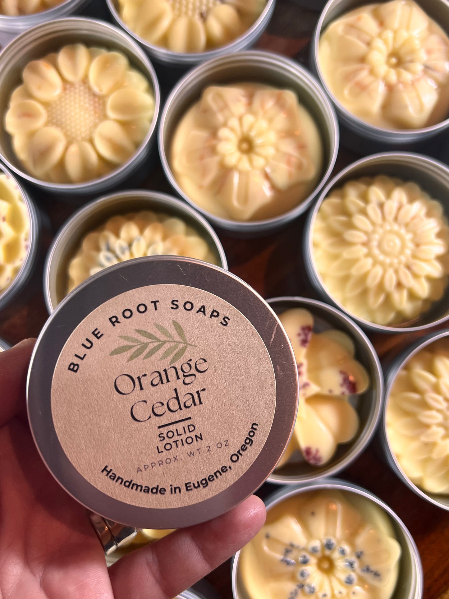Orange Cedar Solid Lotion